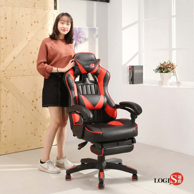【DIY-313A】爭霸聯盟坐臥2用皮面電競椅