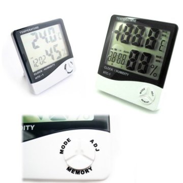 超大字幕溫濕度計(具有溫度/溼度/時鐘/鬧鐘/整點報時.功能)/正廠貨