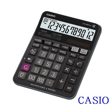 CASIO 計算機• 大螢幕/12位數/步驟記憶功能/利潤率/DJ-120D PLUS