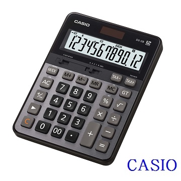 CASIO卡西歐•12位數頂級雙電源桌上型商務計算機/DS-2B