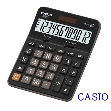 CASIO卡西歐•12位數雙電源商用計算機/DX-12B