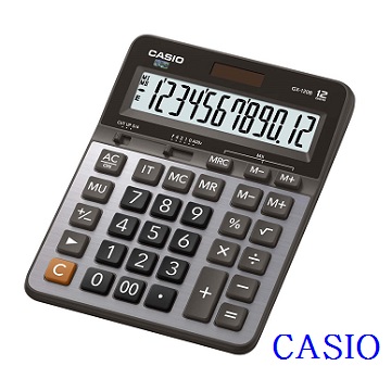 CASIO卡西歐•12位數雙電源商用計算機/GX-120B