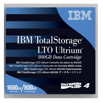 IBM LTO4 磁帶 (800 GB / 1.6TB) 一盒五卷