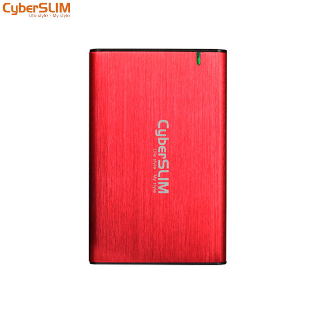 CyberSLIM B25U31 2.5吋 SATA 硬碟外接盒 紅 Type-c T0 c