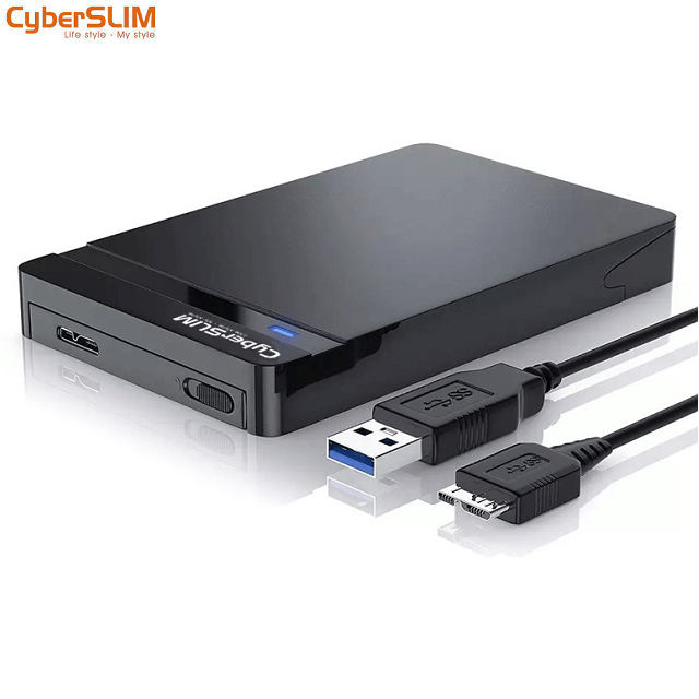 CyberSLIM V25U3 2.5吋 240G 外接行動硬碟 黑 外接SSD固態硬碟 USB3.0