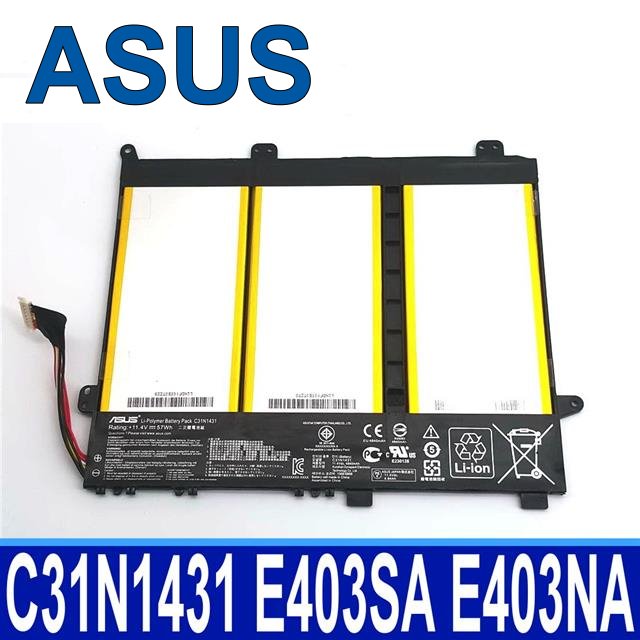 ASUS C31N1431 3芯 電池 Eee Book E系列 E403S E403SA E403NA