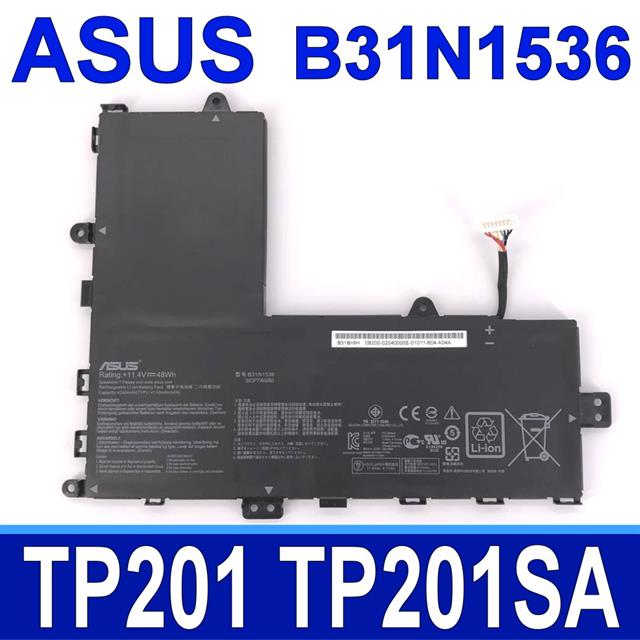ASUS 華碩 B31N1536 3芯 電池 TP201 TP201SA TP201SA-3K 11.4V 48Wh