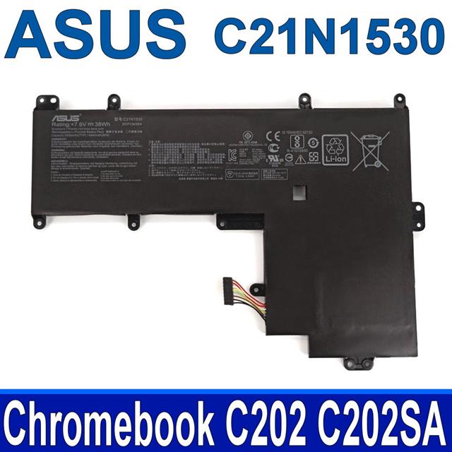 ASUS C21N1530 2芯 華碩 電池 Chromebook C202 C202SA C202SA-2A