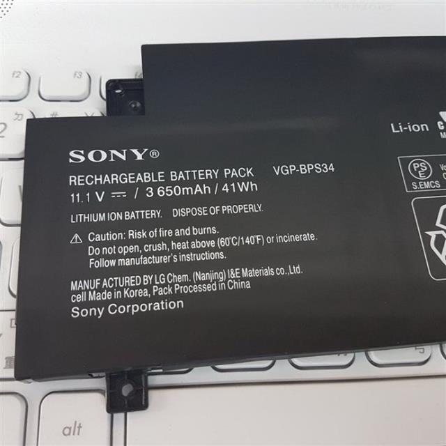 索尼 電池 Sony VGP-BPS34 BPL34 SVF14 SVF15 FIT14 FIT15 3650MAH