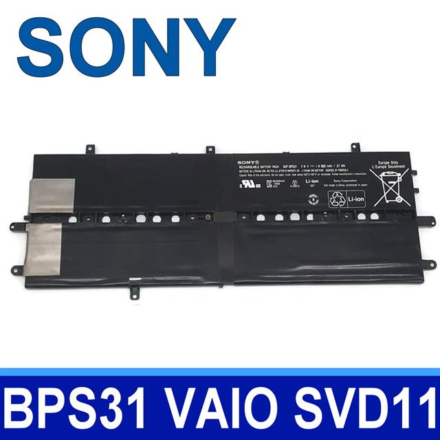 索尼 SONY VGP-BPS31 4芯 電池 SONY VAIO SVD11 Duo11 BPSC31 內建