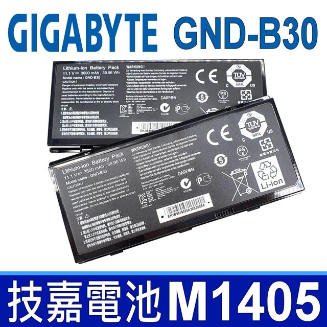 GIGABYTE GND-B30 3芯 技嘉 電池 M1405 11.1V 3600mAh/39.96WH