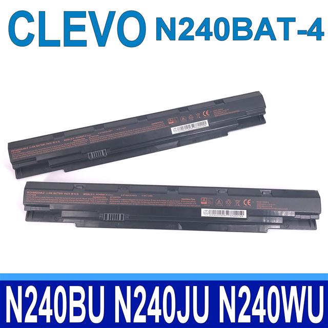Clevo N240BAT-4 藍天電池 N240BAT-3 N240BU N240JU N240WU N250JU