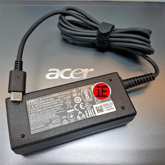 ACER 45W 高品質 TYPE-C USB-C 變壓器 C771T A16-045N1A PA-1450-80
