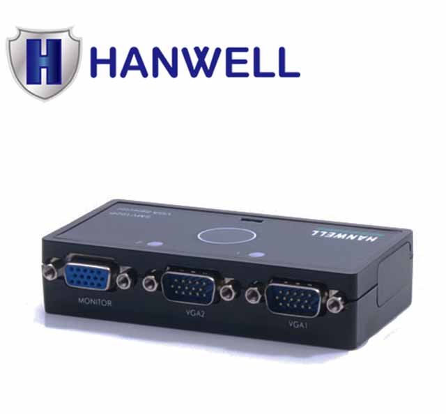 HANWELL SMV102P VGA 影音訊號切換器 ( 2 IN 1 OUT )