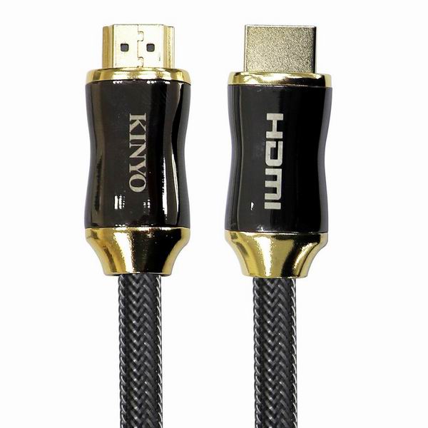 KINYO HDMI高畫質影音傳輸編織線HD-15