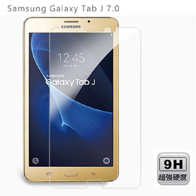Samsung Galaxy Tab J 7.0 平板專用 鏡面鋼化玻璃膜 靜電吸附
