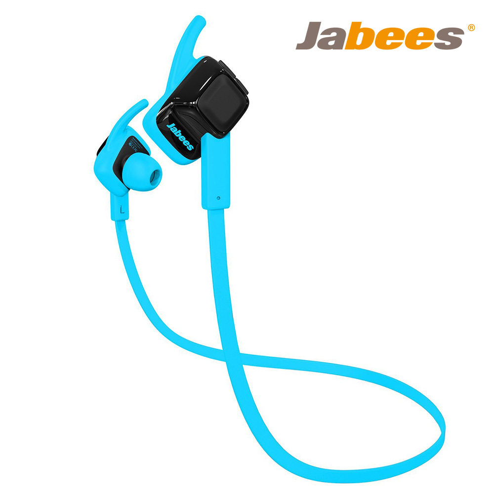 Jabees BeatING 藍牙4.1運動型防水耳機(藍色)