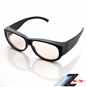 視鼎Z-POLS 包覆式濾藍光眼鏡 消光黑(M)