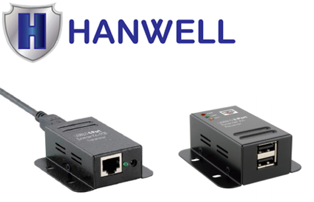 HANWELL UEP2250 USB 2.0 訊號 CAT5 延長器 ( POC ) - 2 埠