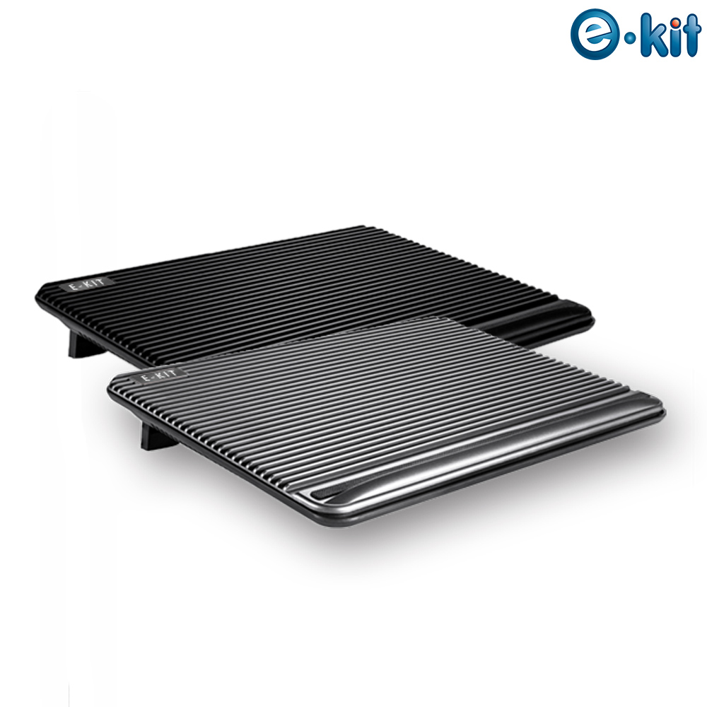逸奇e-Kit 11cm雙旋風歐美款簡約俐落線條筆電散熱墊 CKT-N8