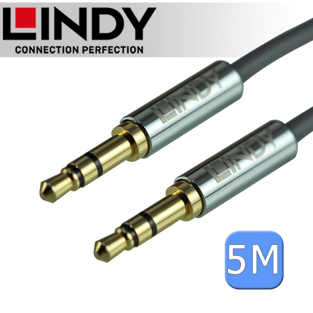 LINDY 林帝 CROMO 3.5mm 公對公 立體音源線 5m (35324)