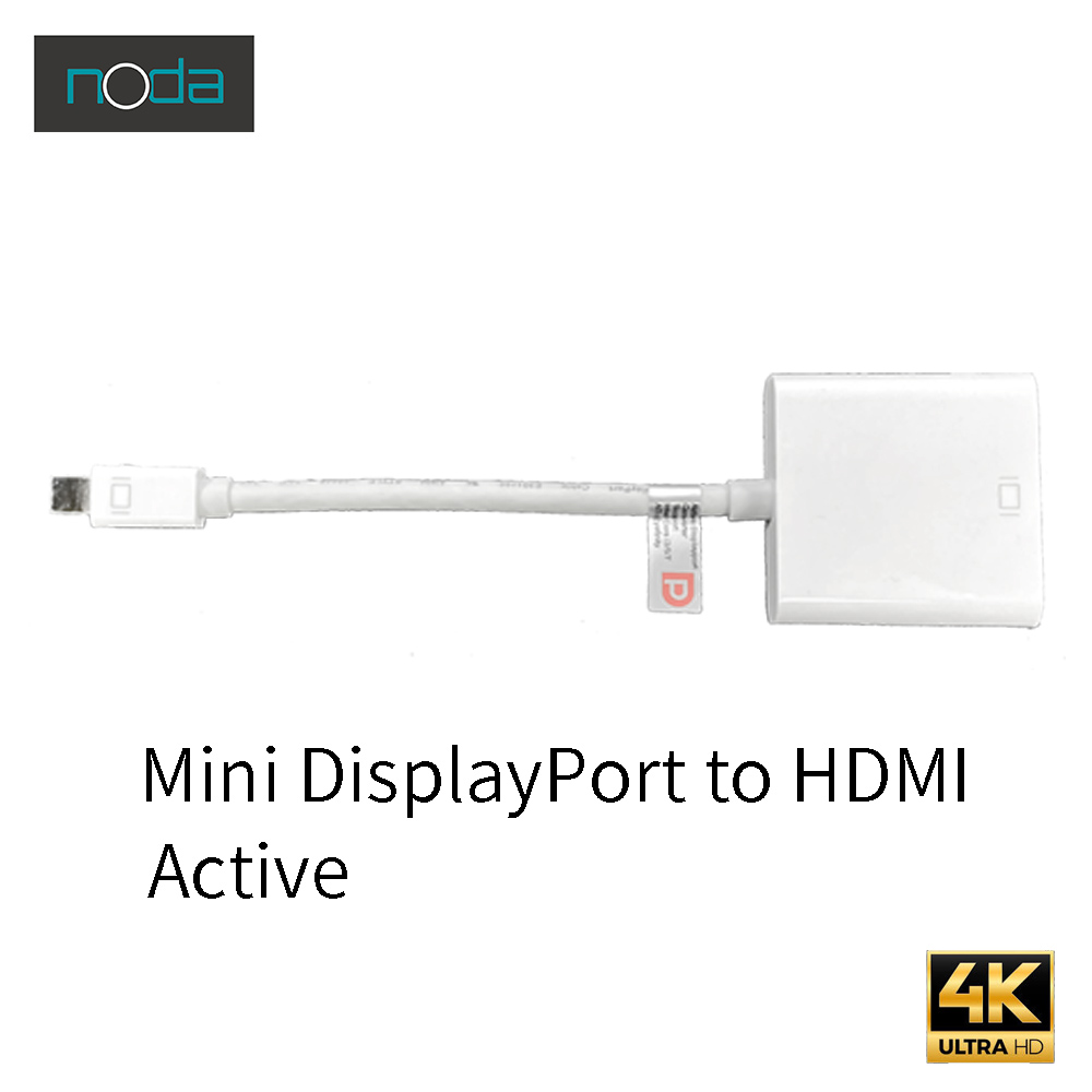 【Noda’s Design Taiwan】mini Displayport to DVI 影音轉接線 主動式 最高支援1080P