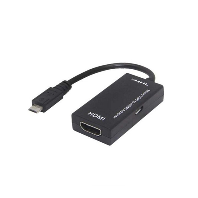 Micro USB 轉HDMI 16公分轉接線-Adapter09