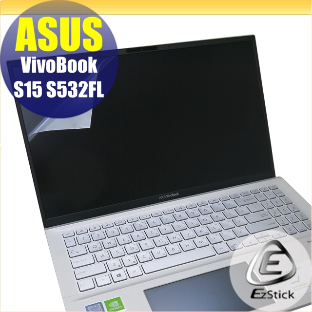 ASUS S532 S532FL 適用 靜電式筆電LCD液晶螢幕貼 15.6吋寬 螢幕貼