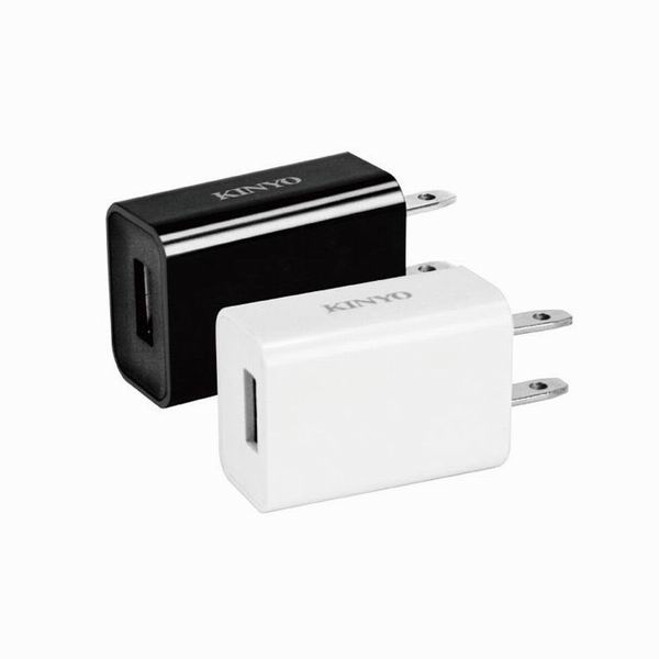 KINYO USB單孔豆腐頭AC充電器CUH-20(兩入裝)
