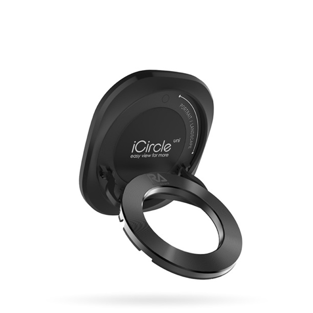 iCircle uni 多功能手機支架 - 黑色黑環
