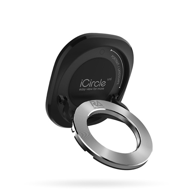 iCircle uni 多功能手機支架 - 黑色銀環