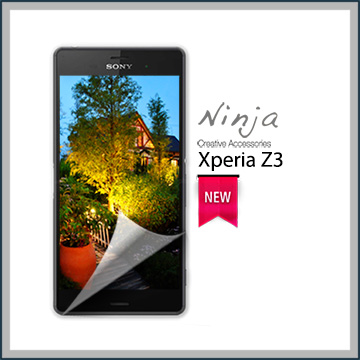 【東京御用Ninja】Sony Xperia Z3專用高透防刮無痕螢幕+機身保護貼（正反兩面）