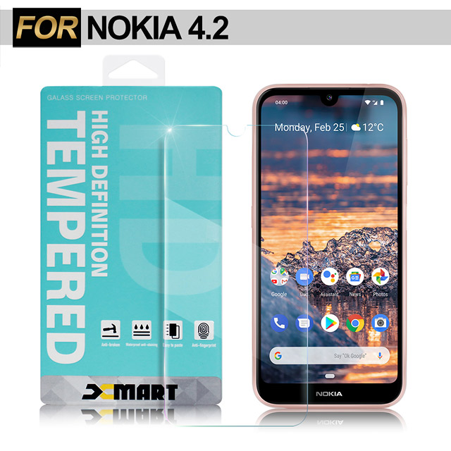 Xmart for NOKIA 4.2 薄型 9H 玻璃保護貼-非滿版