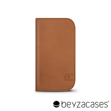 Beyzacases BZ05151 Natural Wallet iPhone 6 專用樸質雅緻皮夾護套 (經典褐)