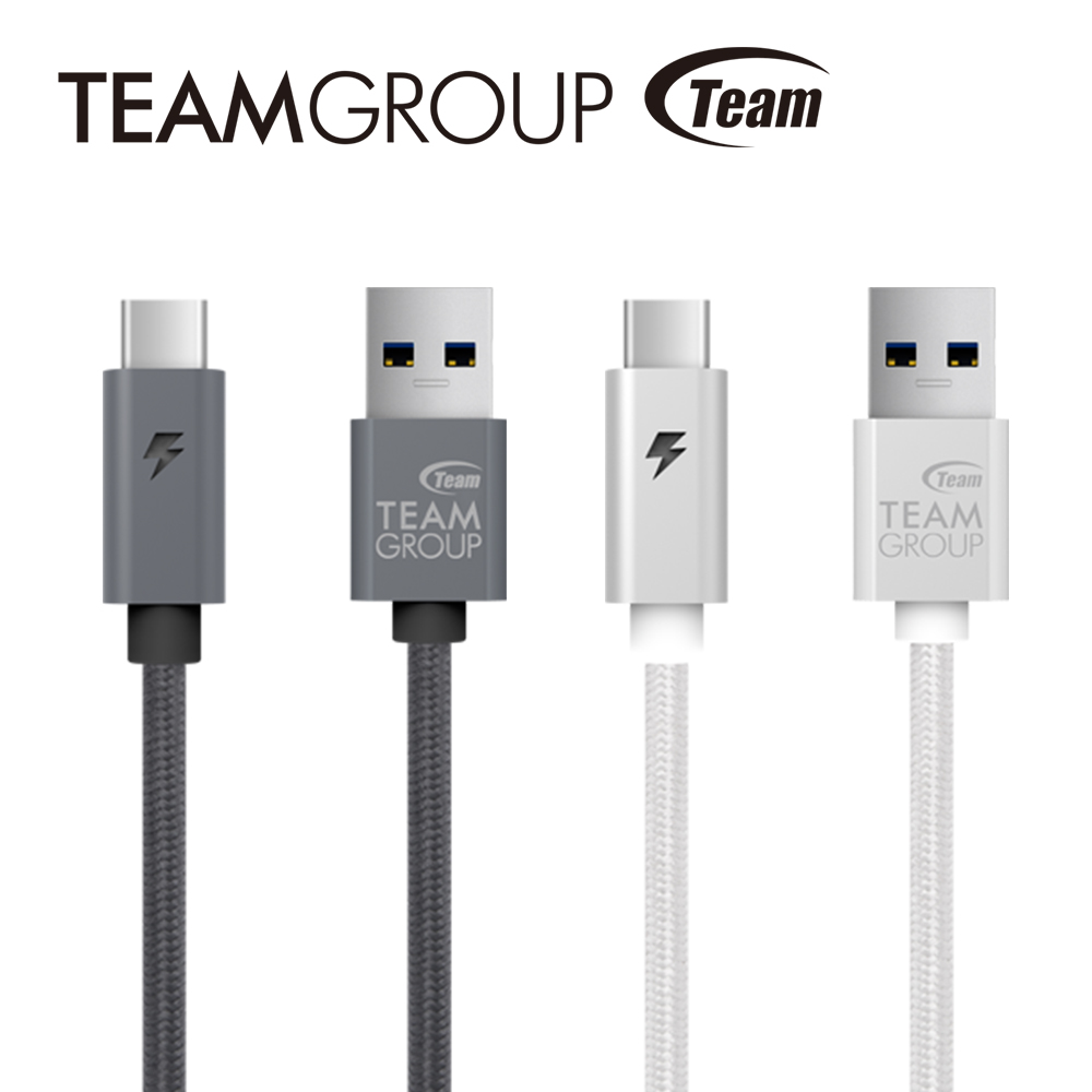 TEAM十銓科技 USB 3.1 Gen1 TypeC充電/傳輸線 TWC0A