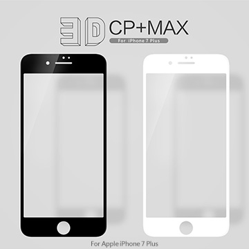 NILLKIN Apple iPhone 7 Plus 5.5吋 3D CP+ MAX 滿版防爆鋼化玻璃貼