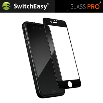 SwitchEasy Glass Pro iPhone 7 3D滿版玻璃保護貼-黑邊