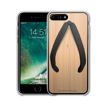 PIXOSTYLE iPhone 7 plus 原創設計保護殼-木屐