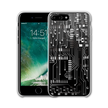 PIXOSTYLE iPhone 7 plus 原創設計保護殼-電路板