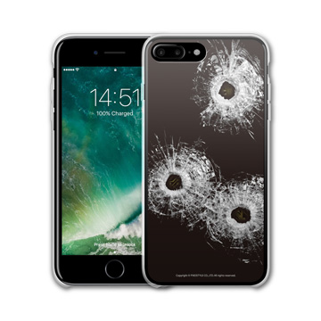 PIXOSTYLE iPhone 7 plus 原創設計保護殼-彈孔