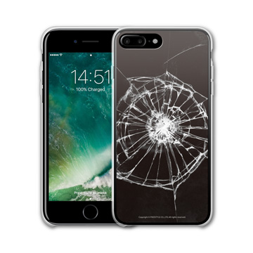 PIXOSTYLE iPhone 7 plus 原創設計保護殼-破裂