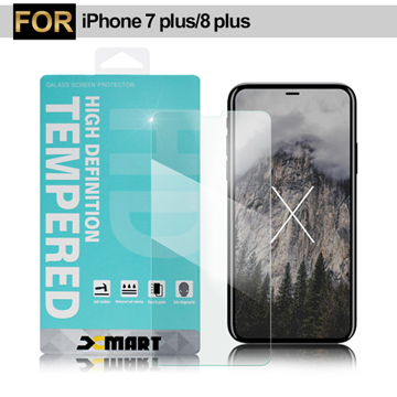 XM Apple iPhone 7 Plus / 8 Plus 5.5吋 薄型 9H 玻璃保護貼-非滿版