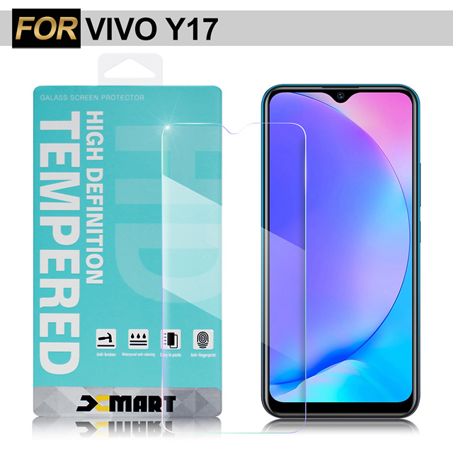 Xmart for VIVO Y17 薄型 9H 玻璃保護貼-非滿版