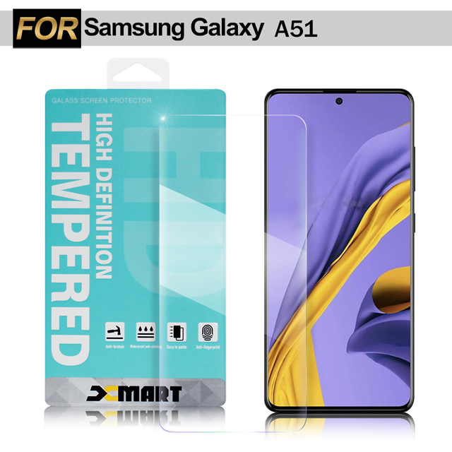 Xmart for 三星 Samsung Galaxy A51 薄型 9H 玻璃保護貼-非滿版