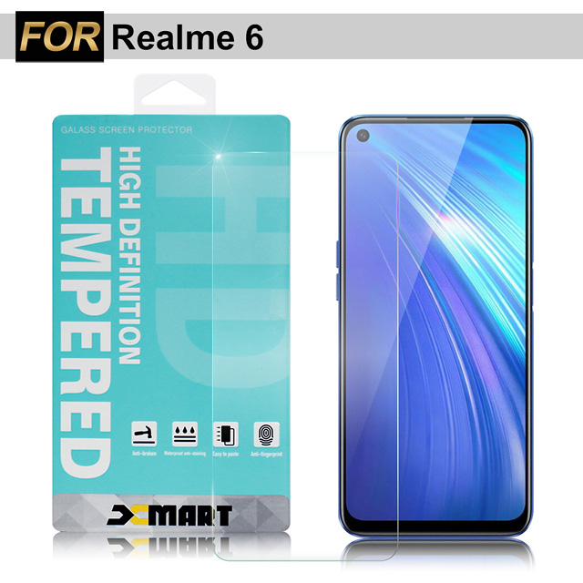 Xmart for Realme 6/OPPO Reno 2共用 薄型9H玻璃保護貼-非滿版