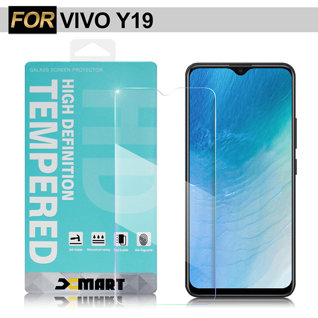 Xmart for VIVO Y19 薄型 9H 玻璃保護貼-非滿版