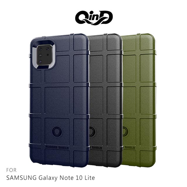 QinD SAMSUNG Galaxy Note 10 Lite 戰術護盾保護套