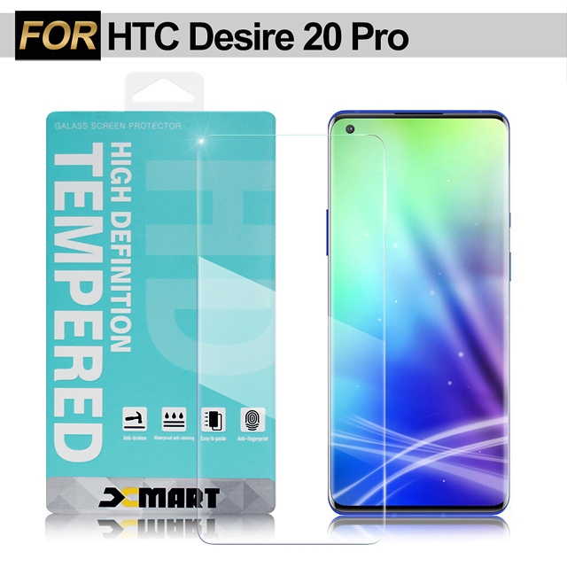 Xmart for HTC Desire 20 Pro 薄型9H玻璃保護貼-非滿版