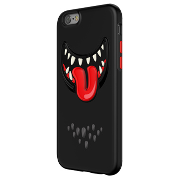 SwitchEasy MONSTERS iPhone 6/6S 笑臉怪獸保護殼-黑皮笑臉怪獸