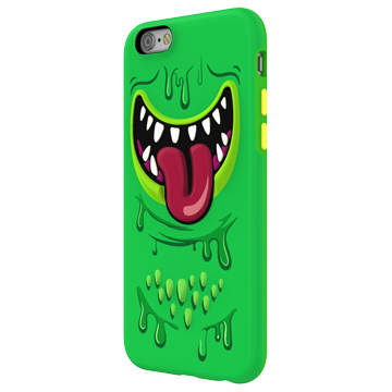 SwitchEasy MONSTERS iPhone 6/6S Plus 笑臉怪獸保護殼-綠皮黏怪